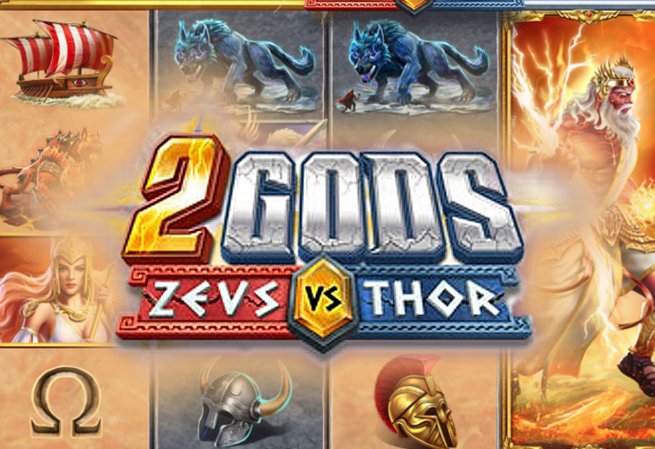 2 Gods Zeus vs Thor - 4ThePlayer slot at Magic Planet Kasino Casino