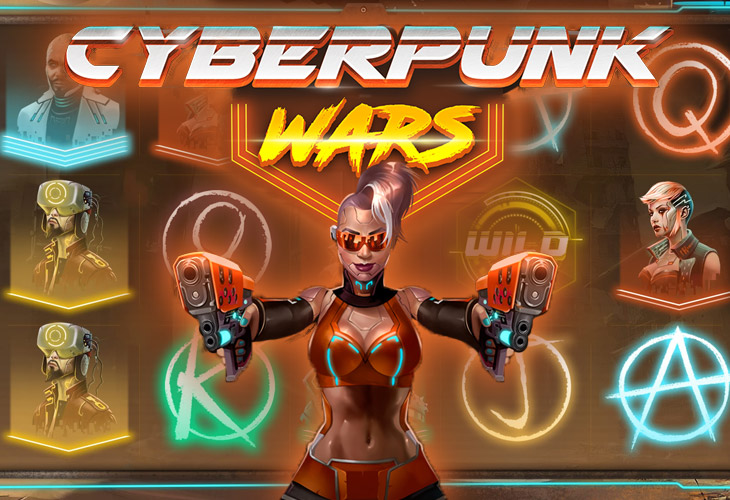 Cyberpunk Wars - Woohoo slot at Magic Planet Kasino Casino