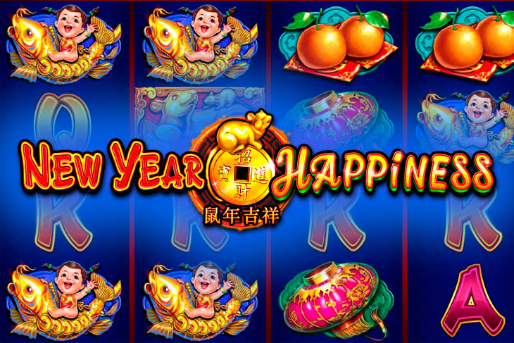 New Year Happiness - Ruby Play slot at Magic Planet Kasino Casino